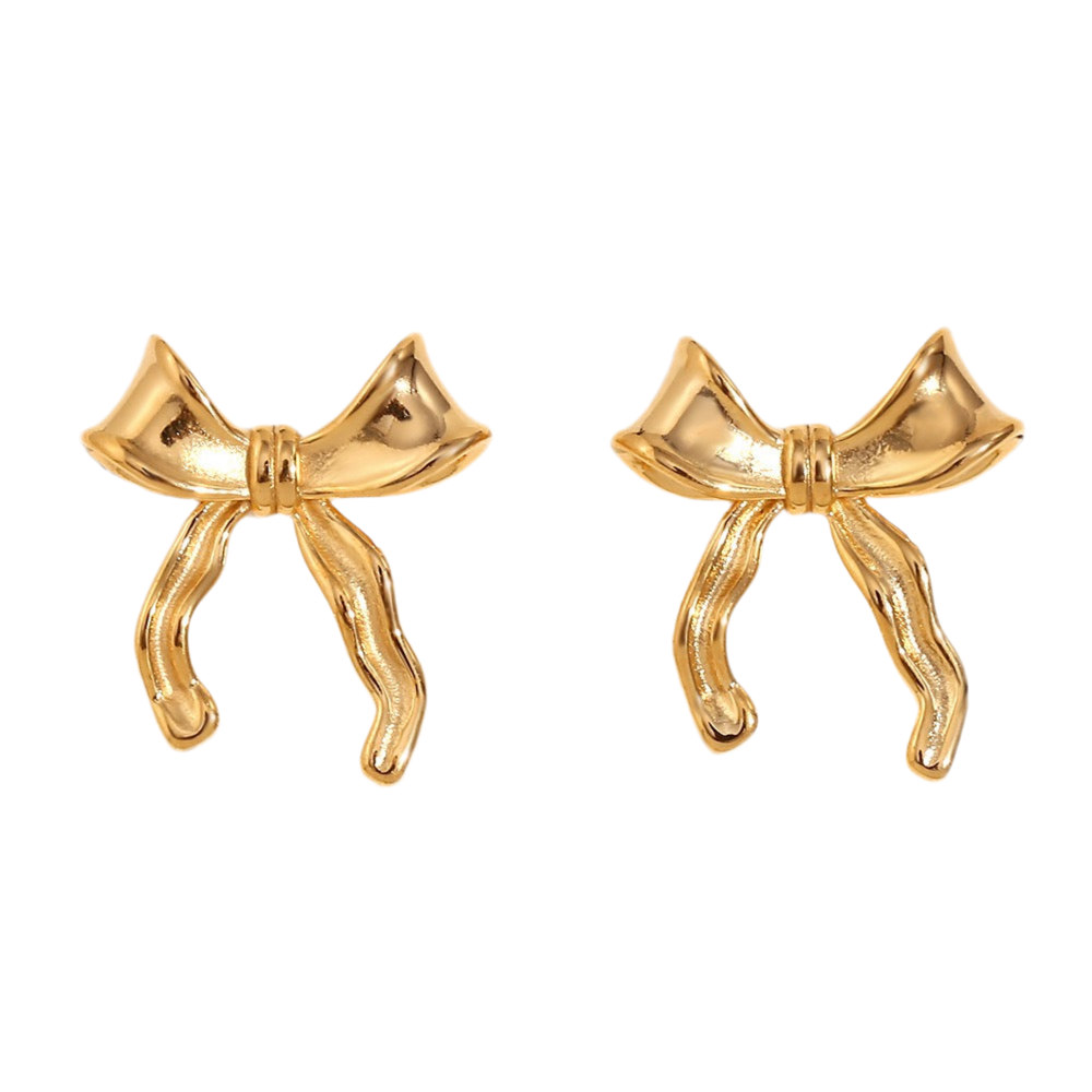 Petersburg bow earrings