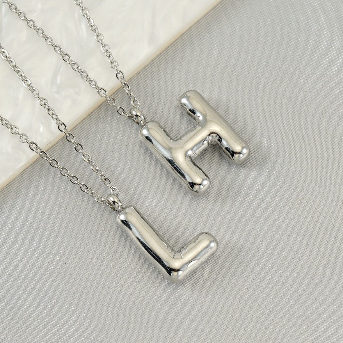 Alphabet name necklaces