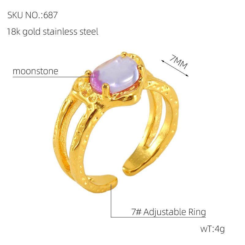 Iris Stone rings collection