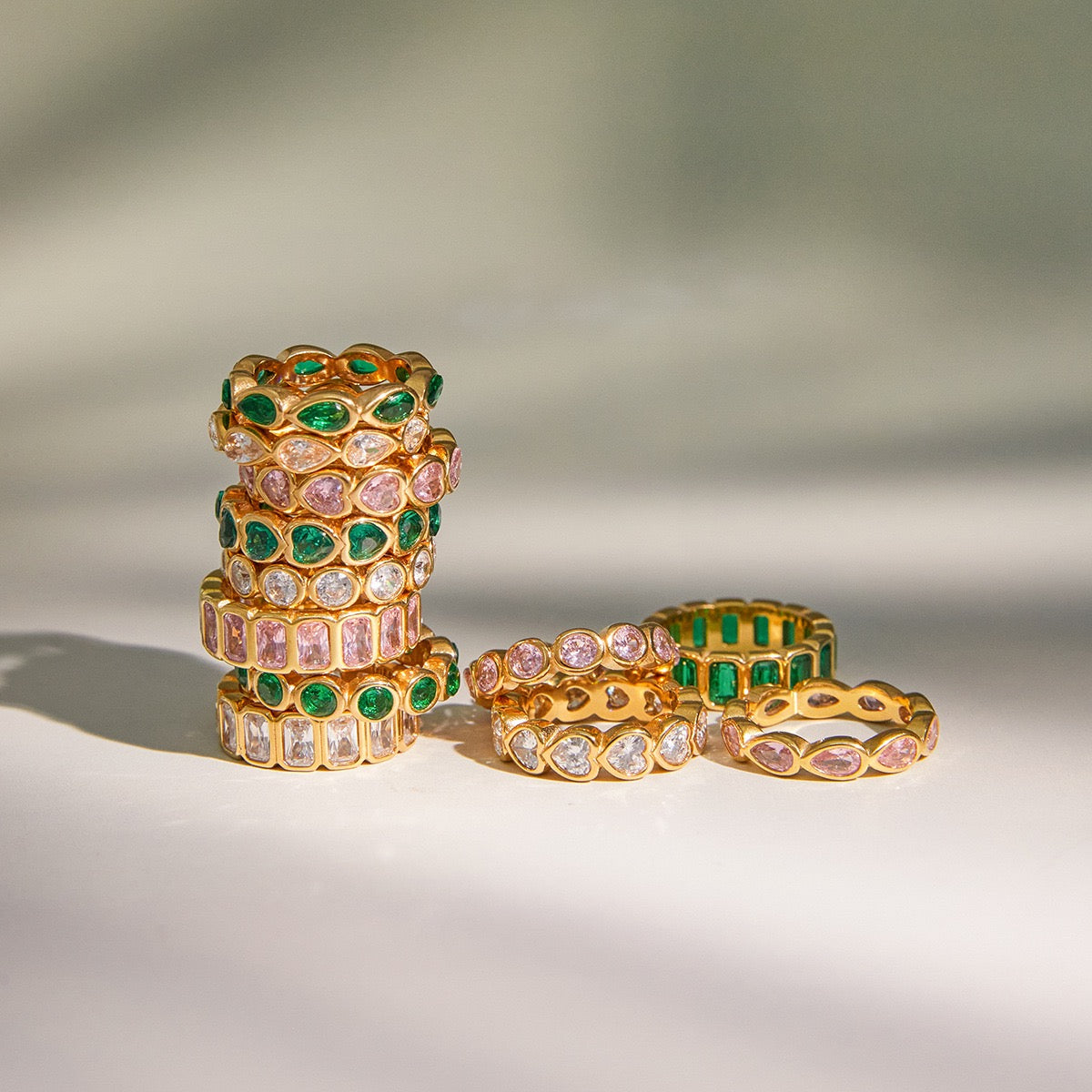 Rovia Gemstone Band Ring