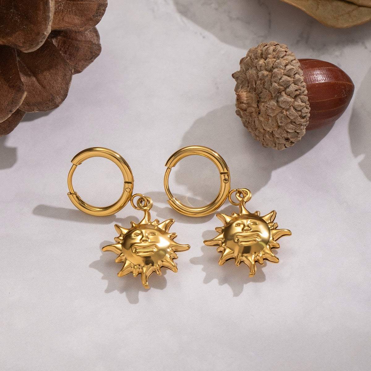 Sun earrings collection