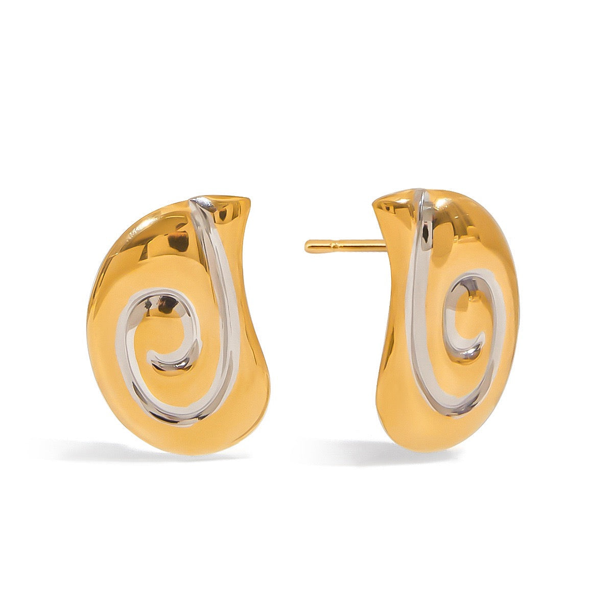 Louisa hoops abstract earrings
