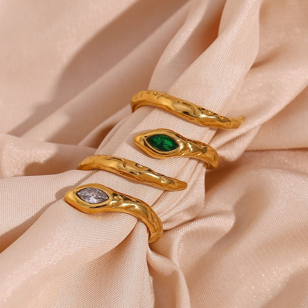 Serpentine Snake Ring