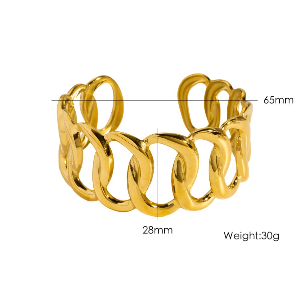 Big statement knots bangles
