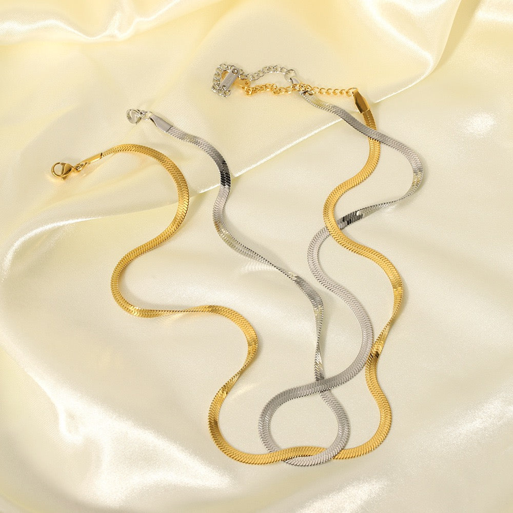 Andrea Classic snake necklaces