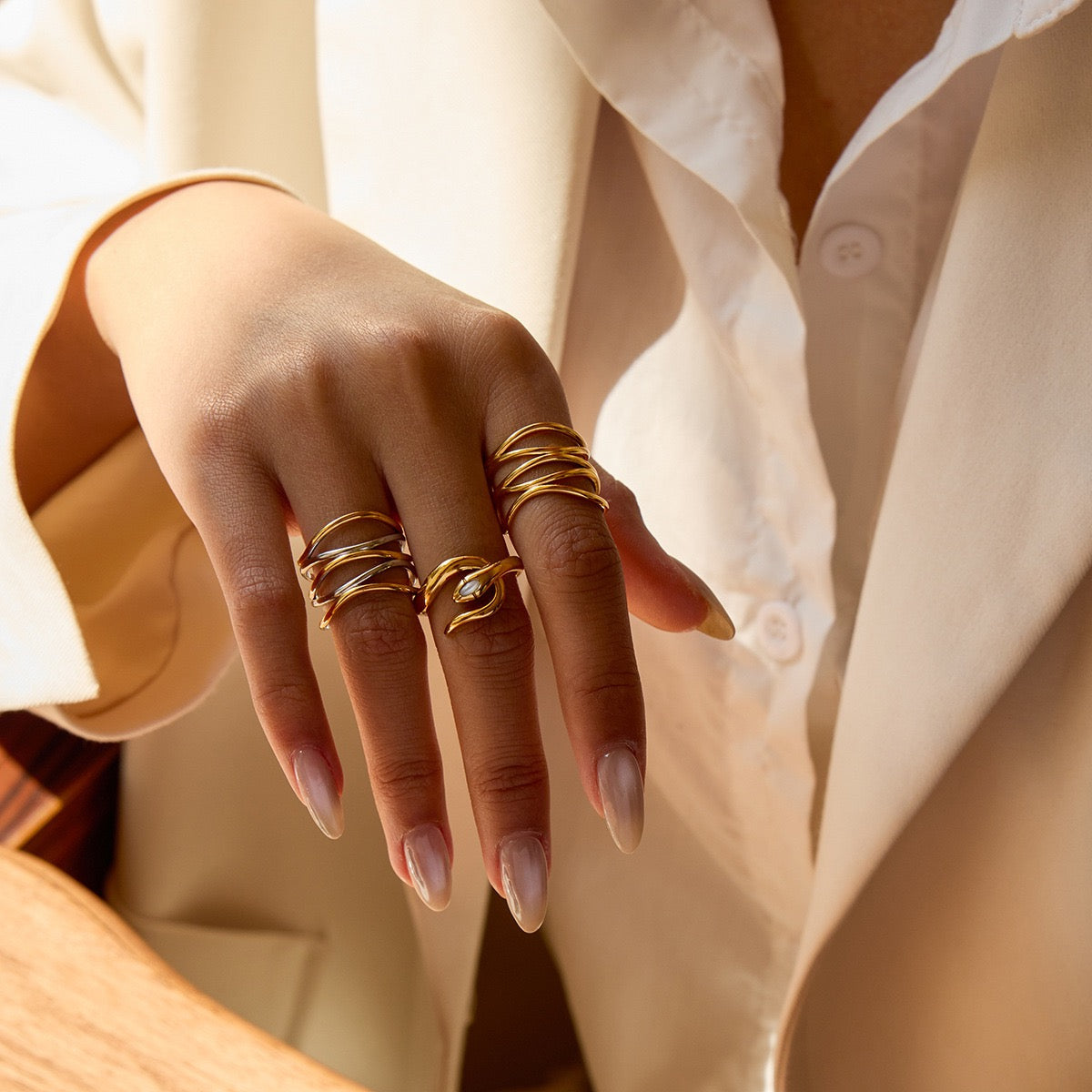 Serpentine Snake Ring
