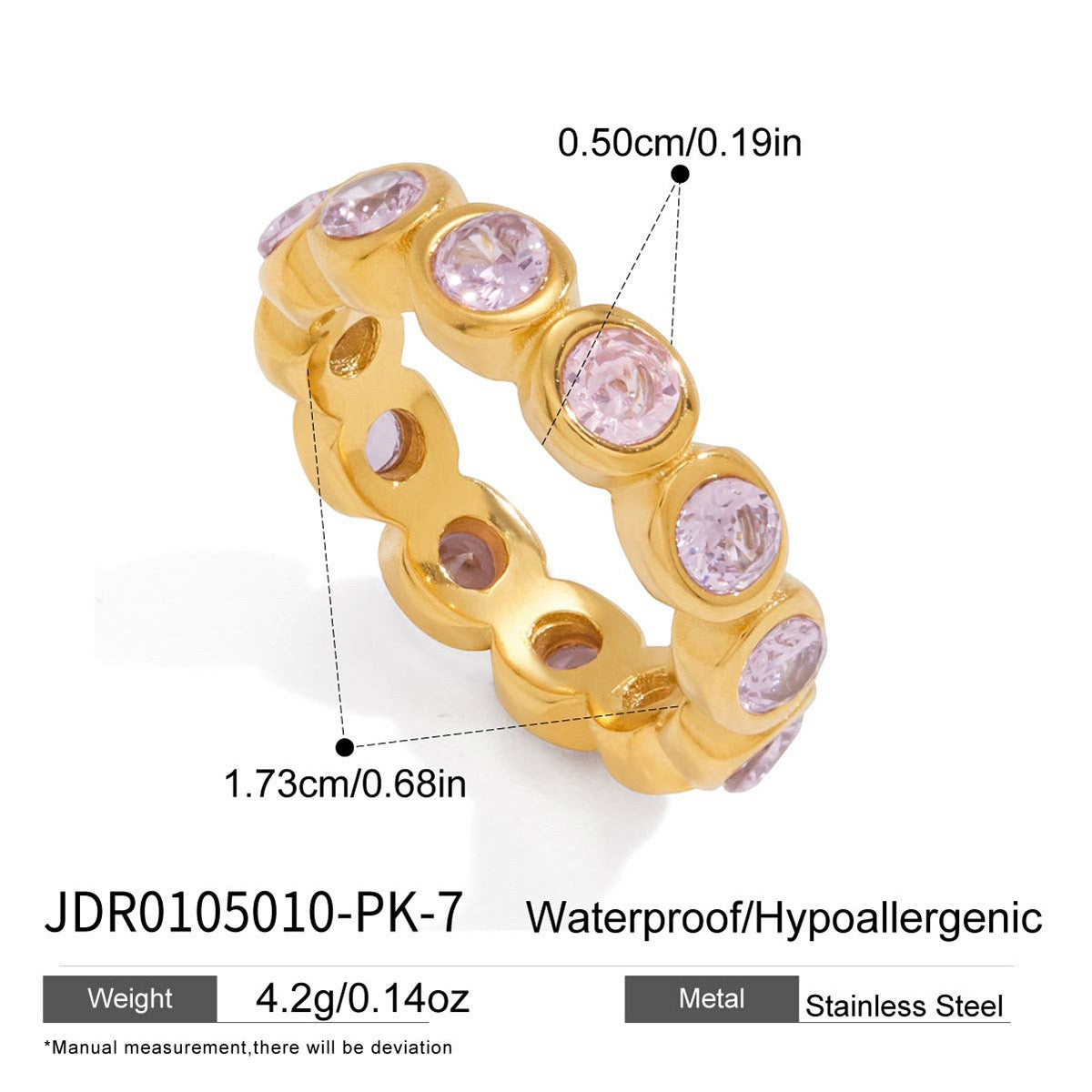 Rovia Gemstone Band Ring