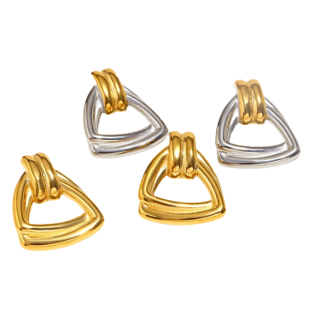 Boorea triangle studs