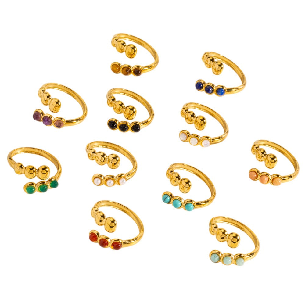 Lines of stars rings