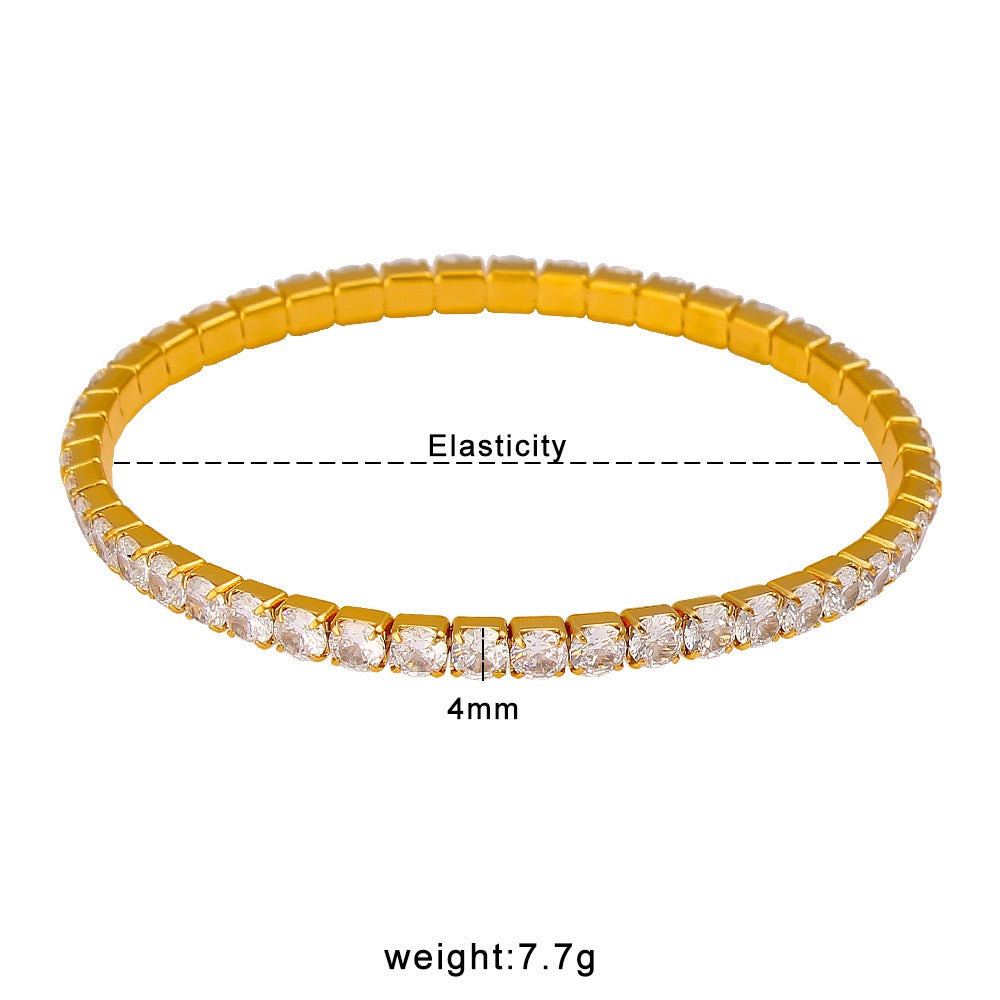 Tennis rock bracelets