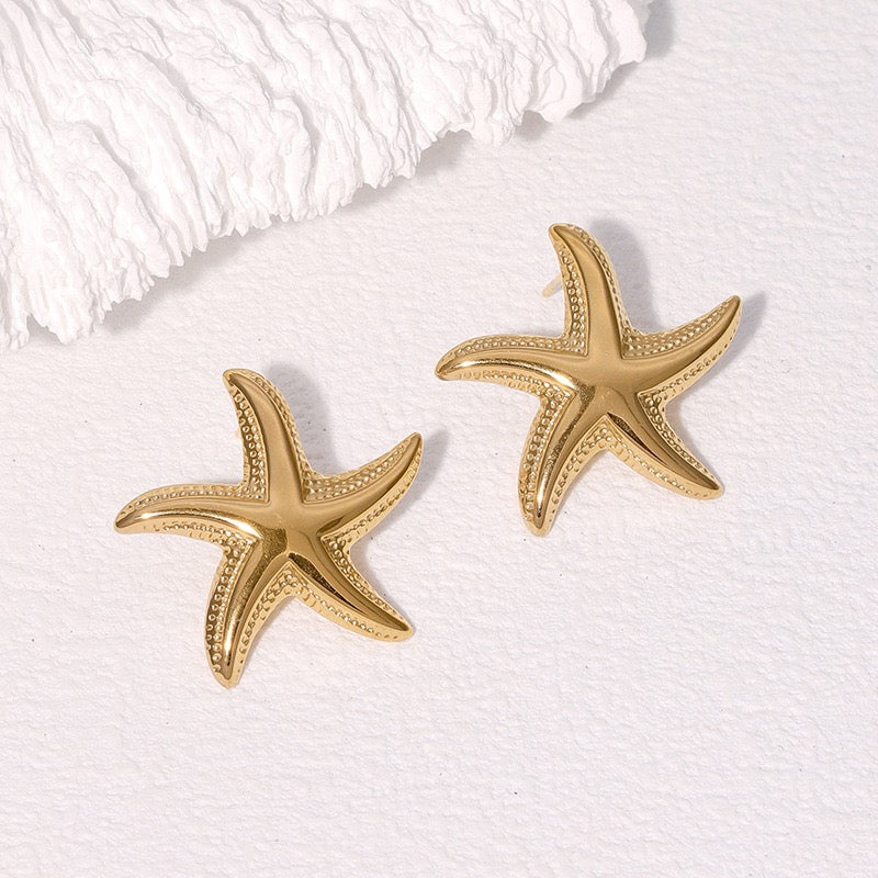 Natalie starfish earrings