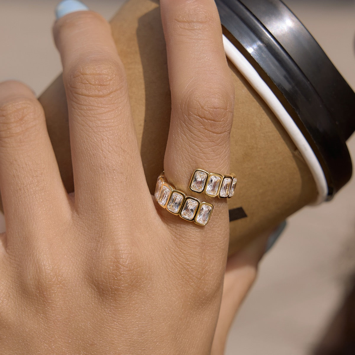 Dorren Double star rings