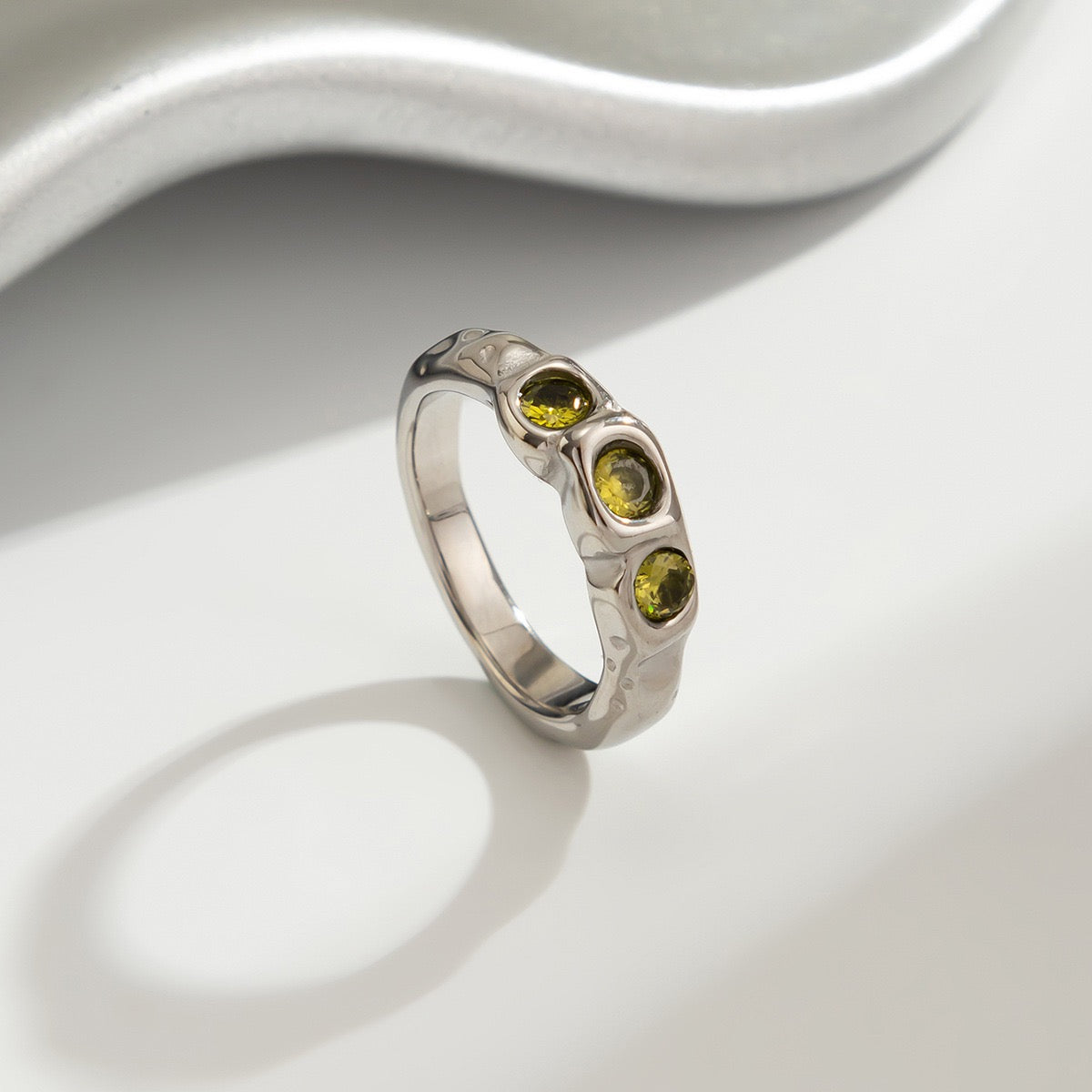 Starry night rock rings