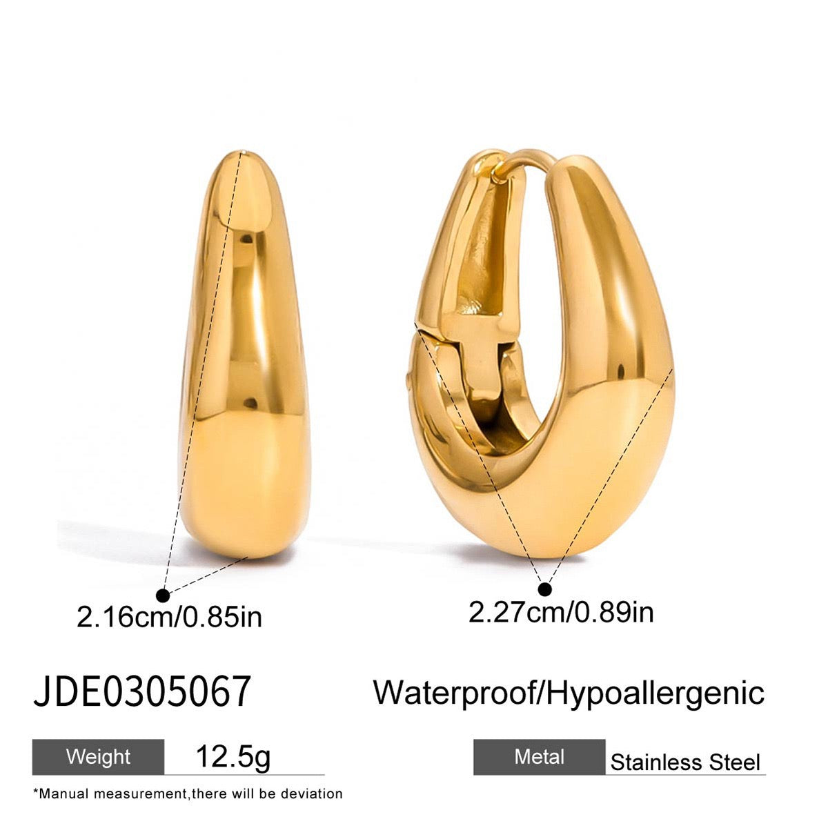 Mexico classic hoops earrings