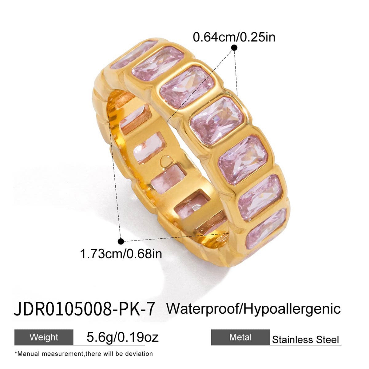 Rovia Gemstone Band Ring