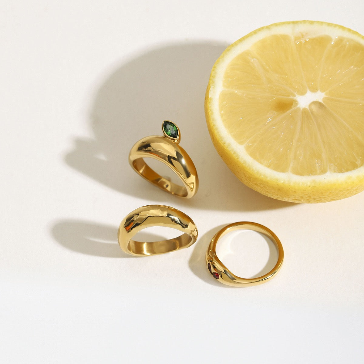 Valentina Emerald Rings
