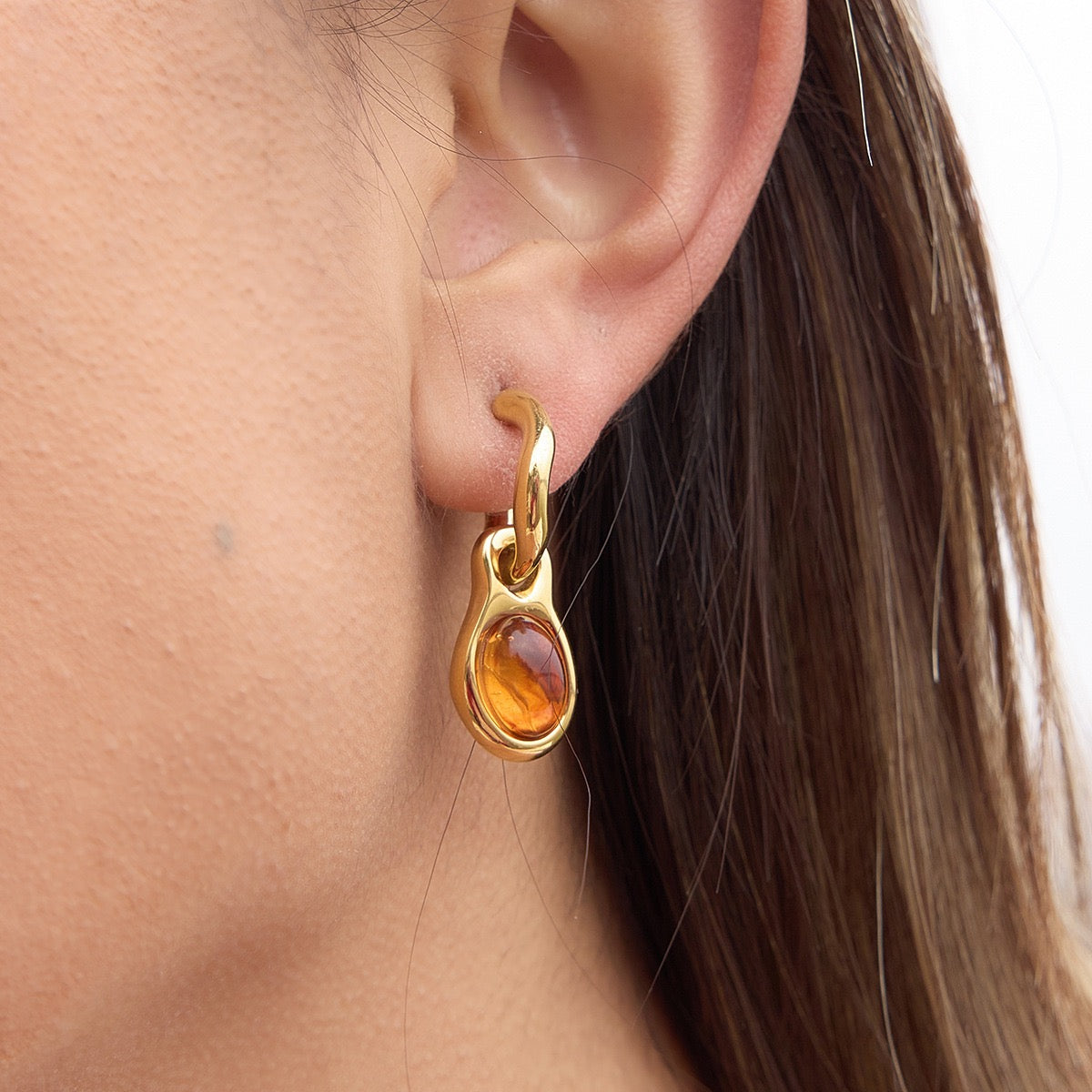 Amber dream earrings