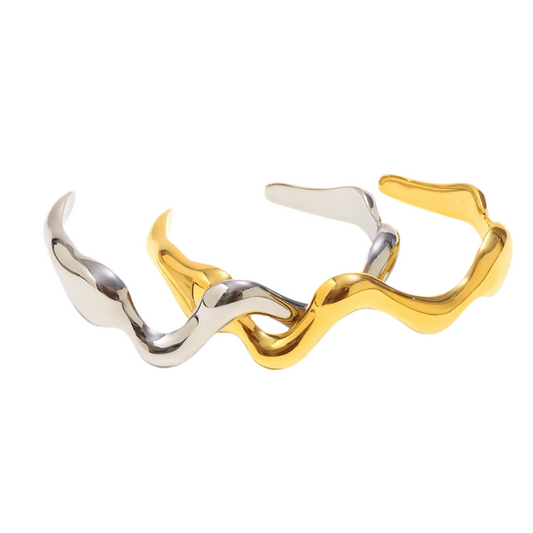 Bondi windy wave bangles