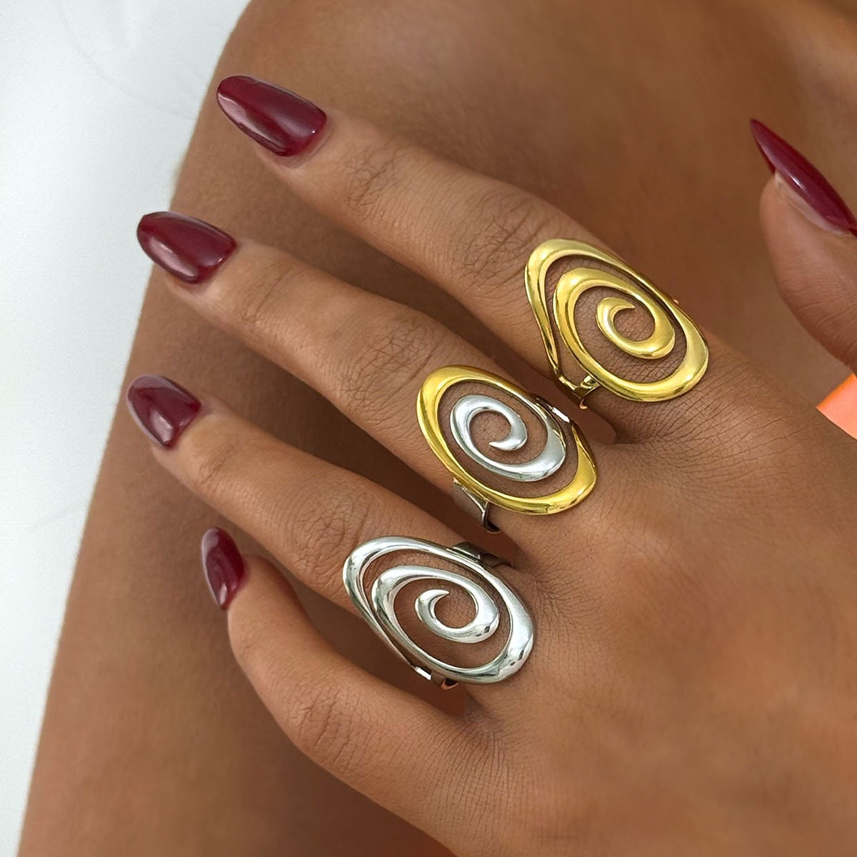Silver paradise rings