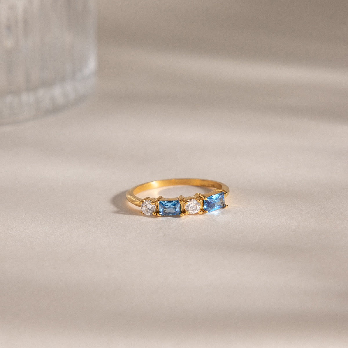 Blue band ring
