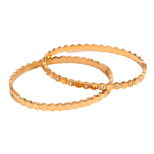 Honey nest bangles
