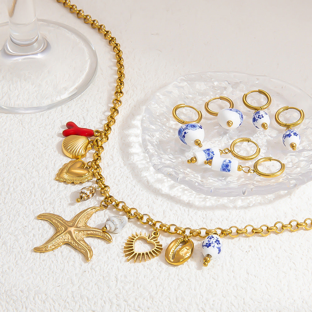 Glen classic dainty starfish earrings