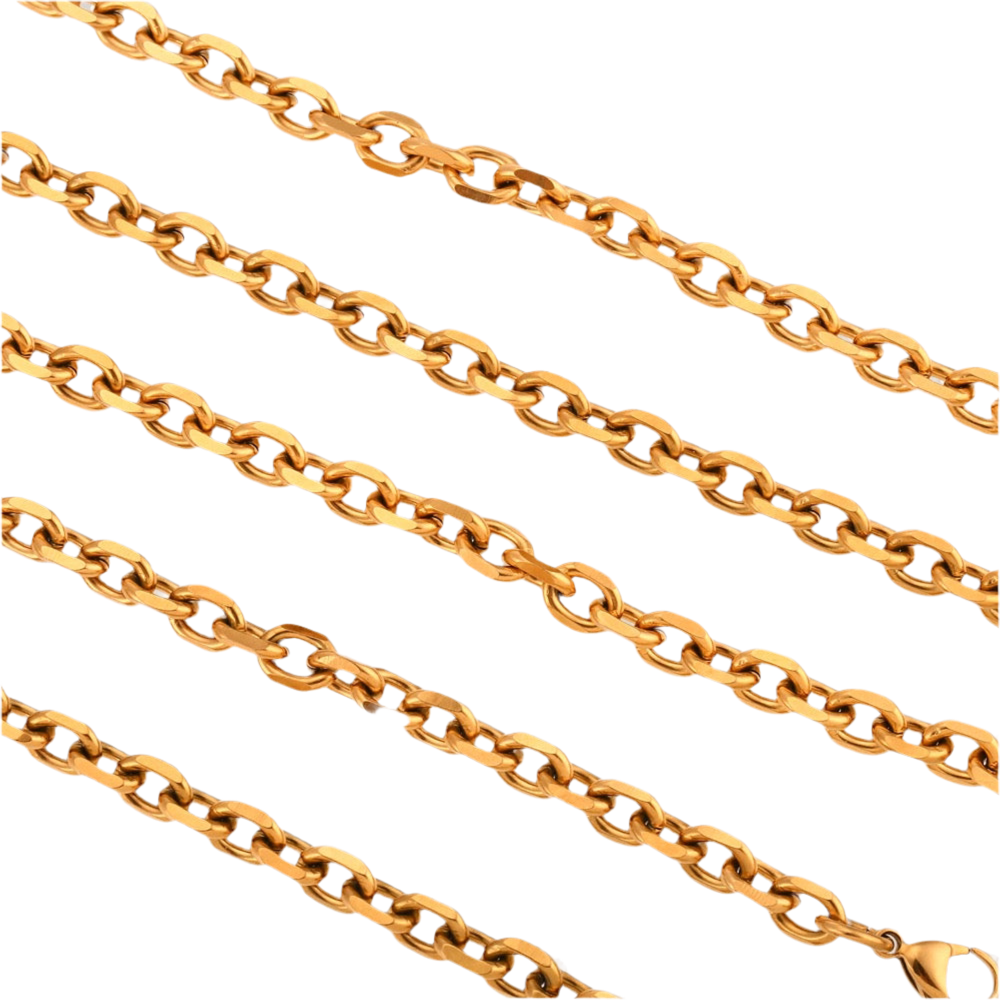 Faith Round chains necklace set