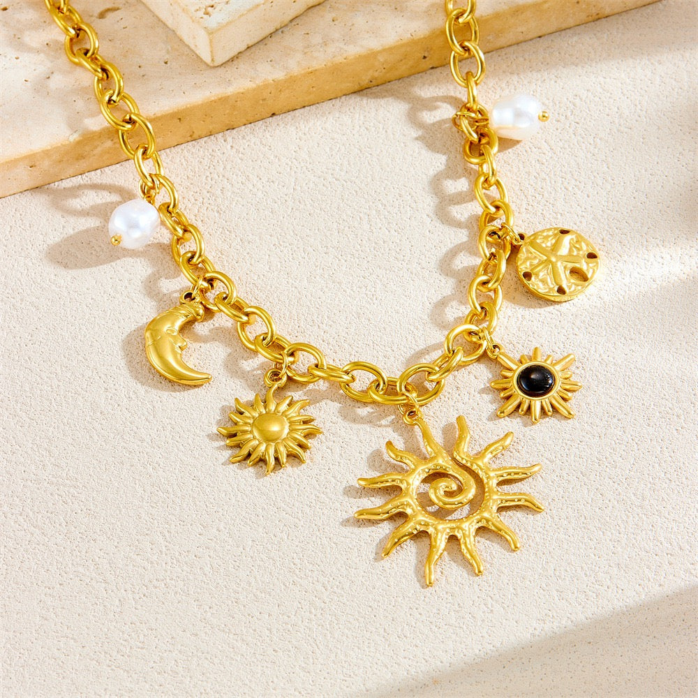 Bondi Yuki summer handmade  charm necklaces
