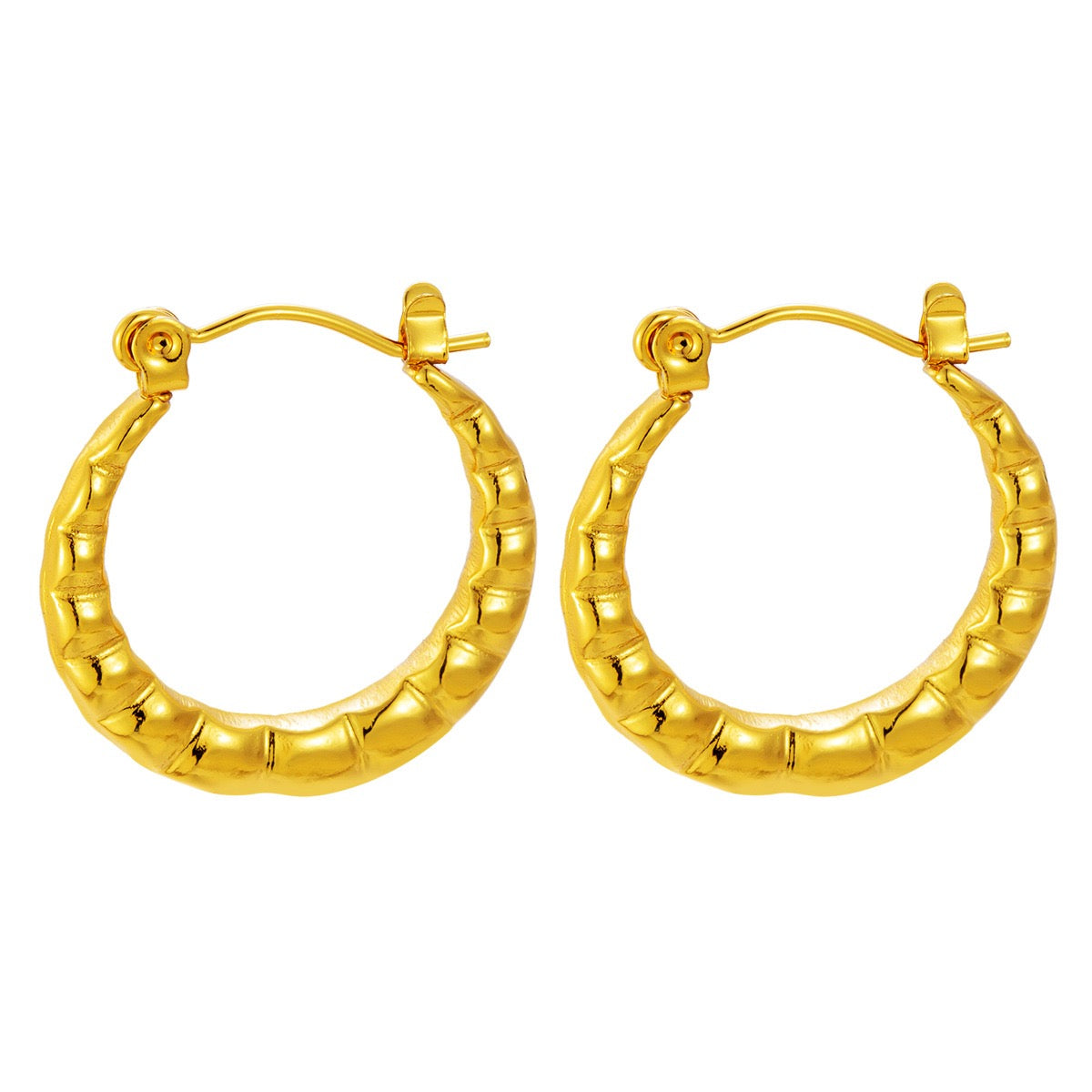 Alice twist hoops