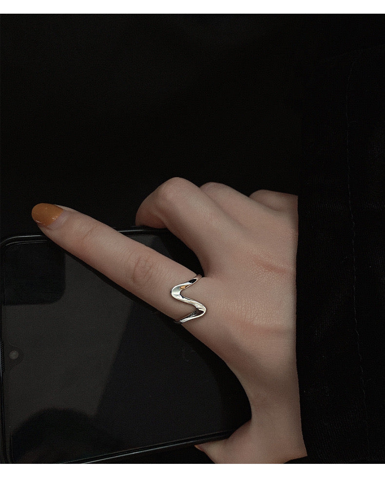 Bree Big wave ring