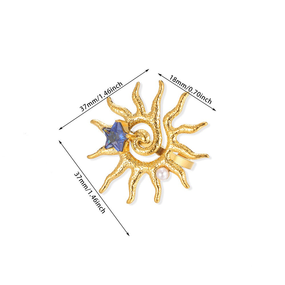 Pearly ocean starfish rings