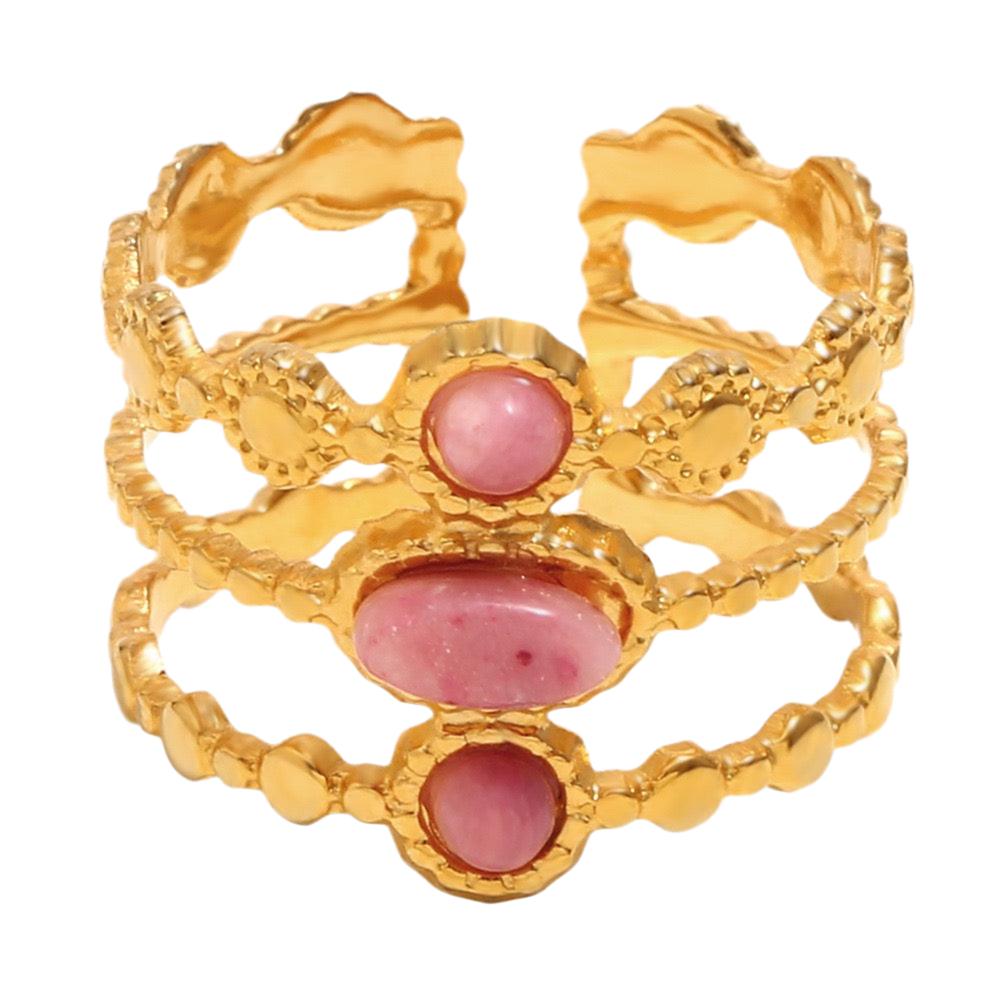 Pink Rose layer ring