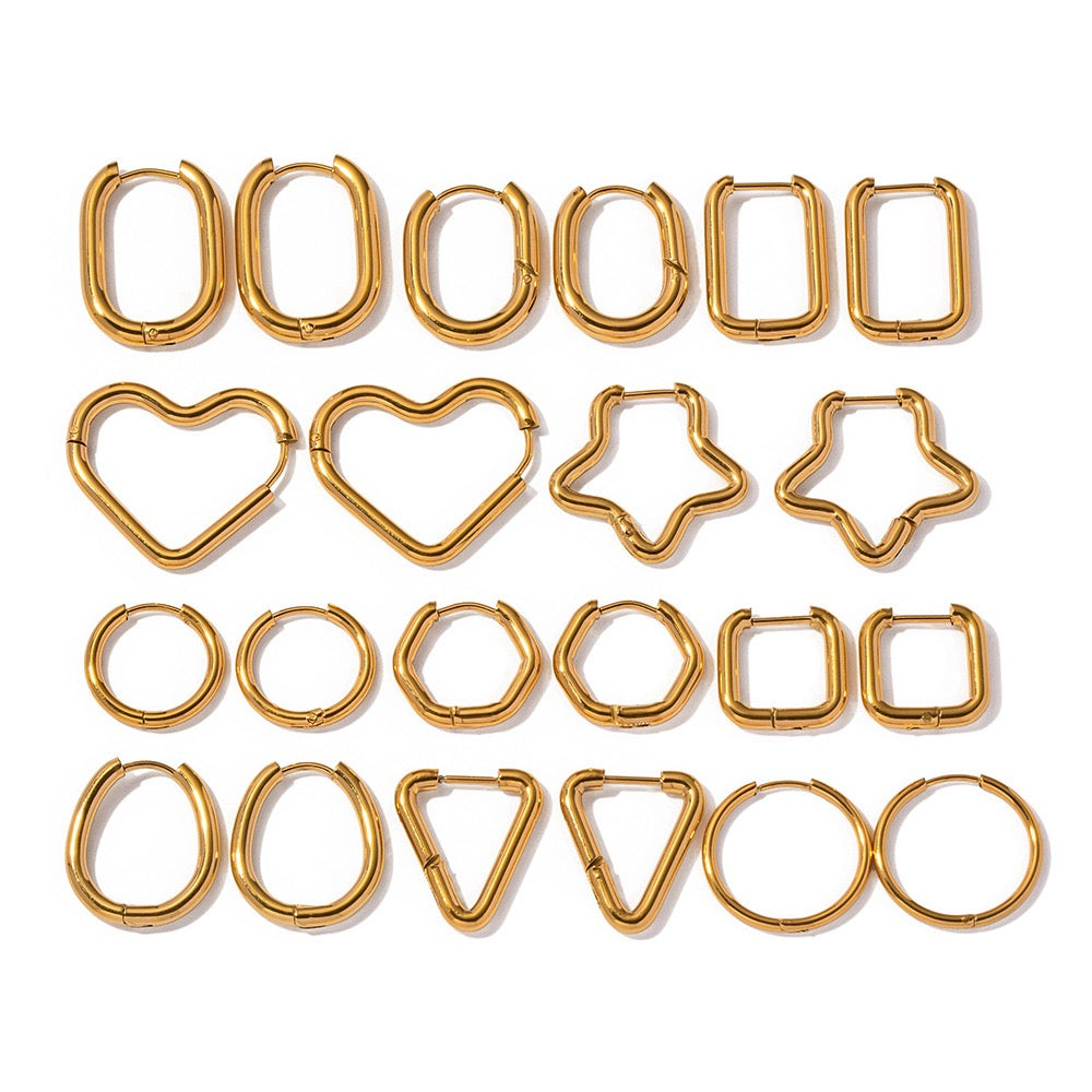 Classic shaped hoops