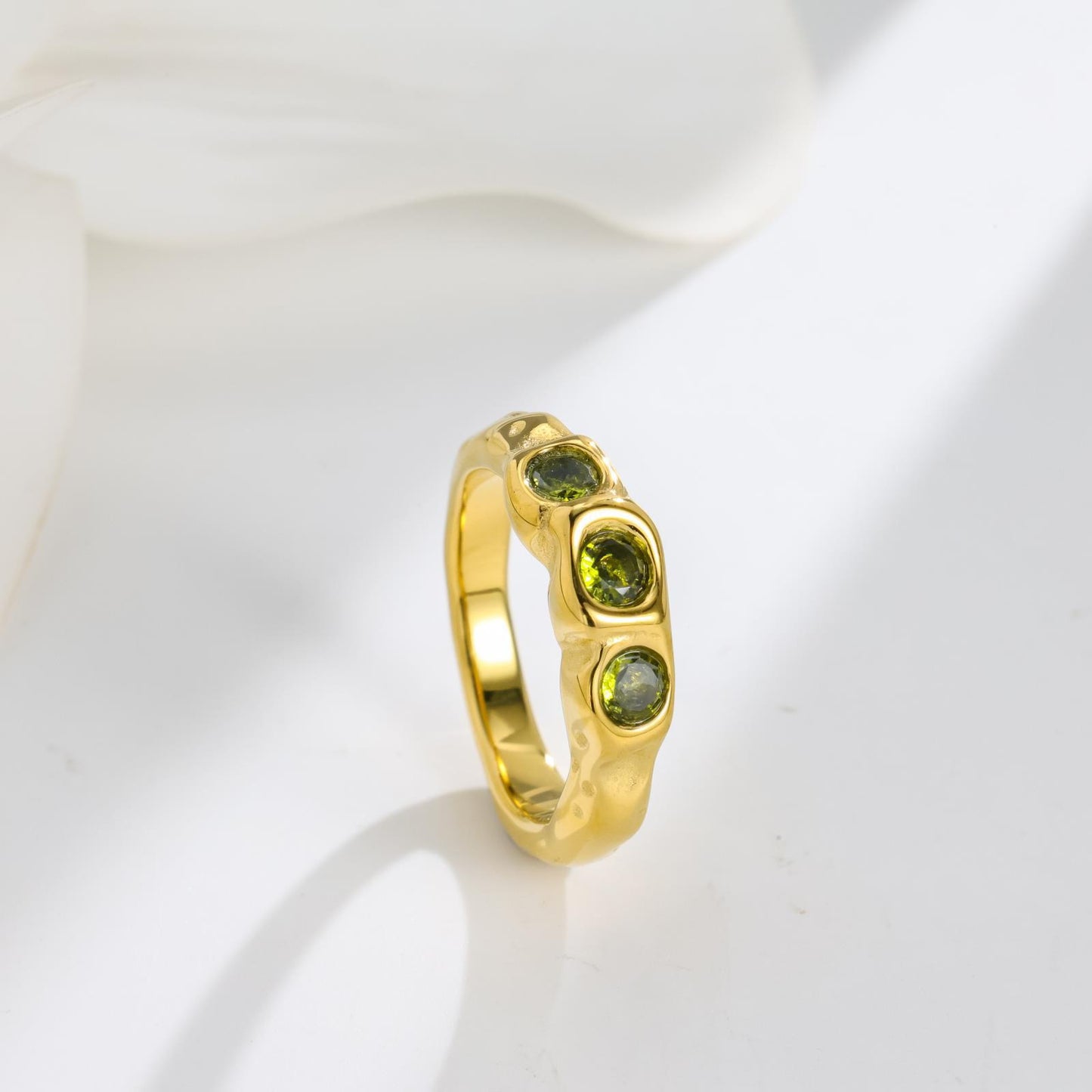Starry night rock rings