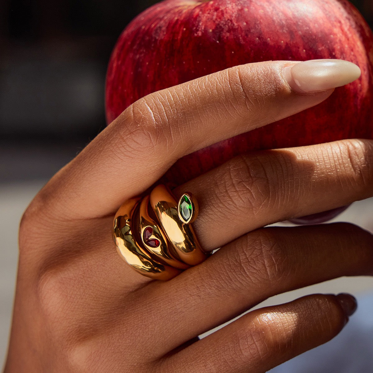 Valentina Emerald Rings