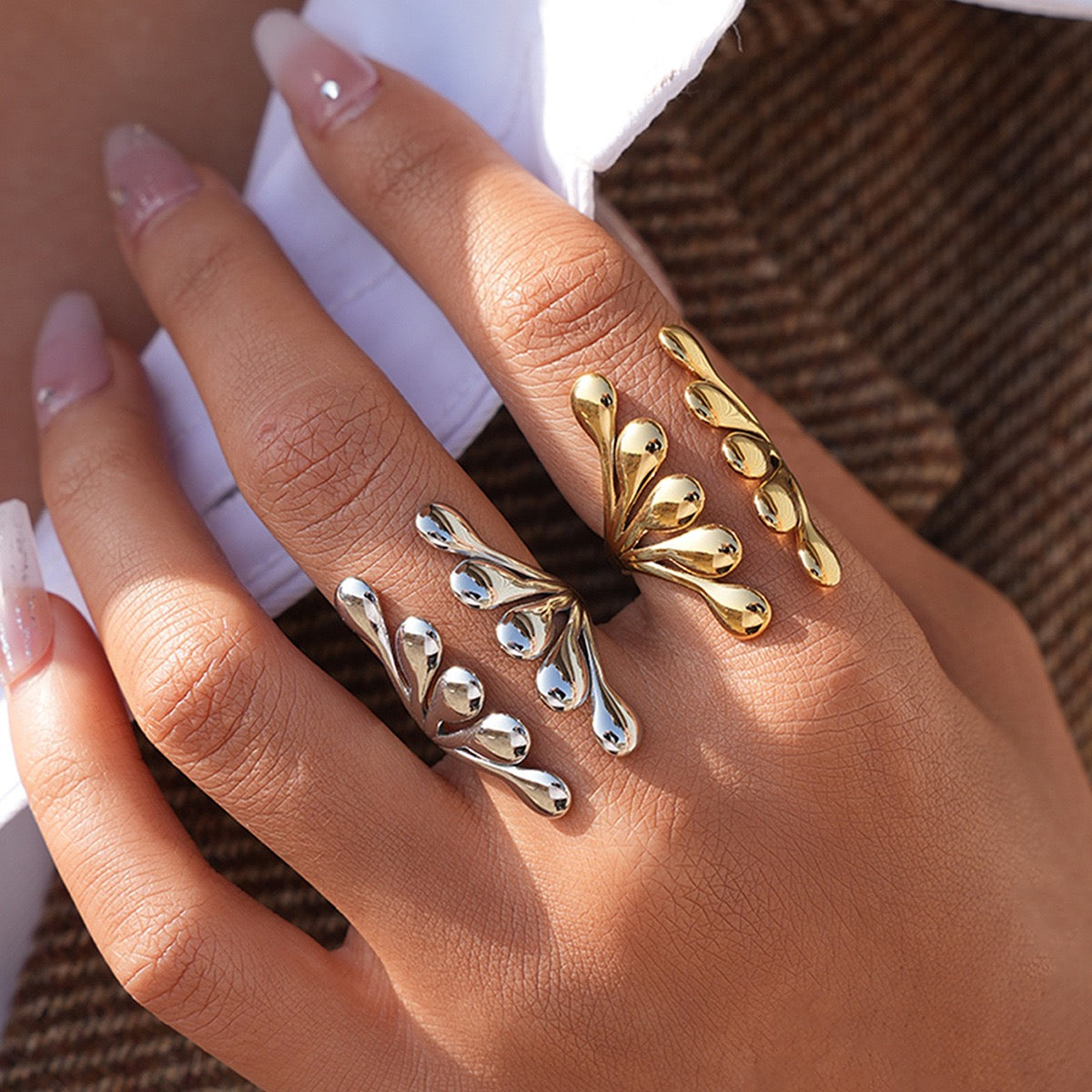 Silver paradise rings