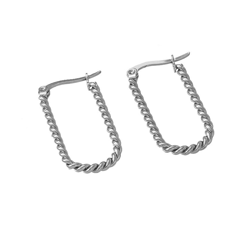 Classic chubby hoops