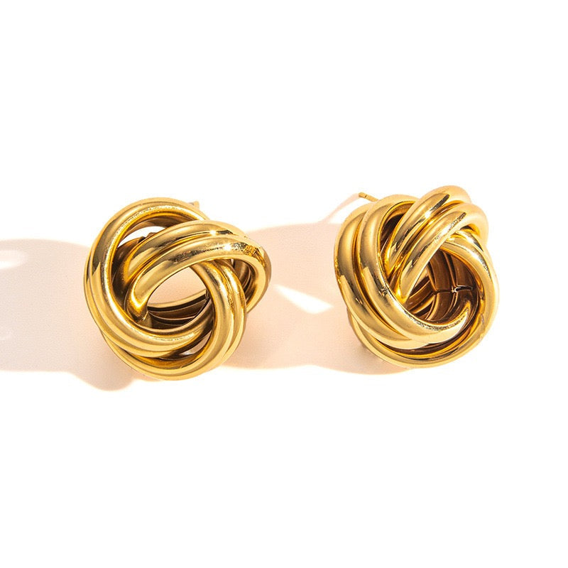 Texas square gate earrings