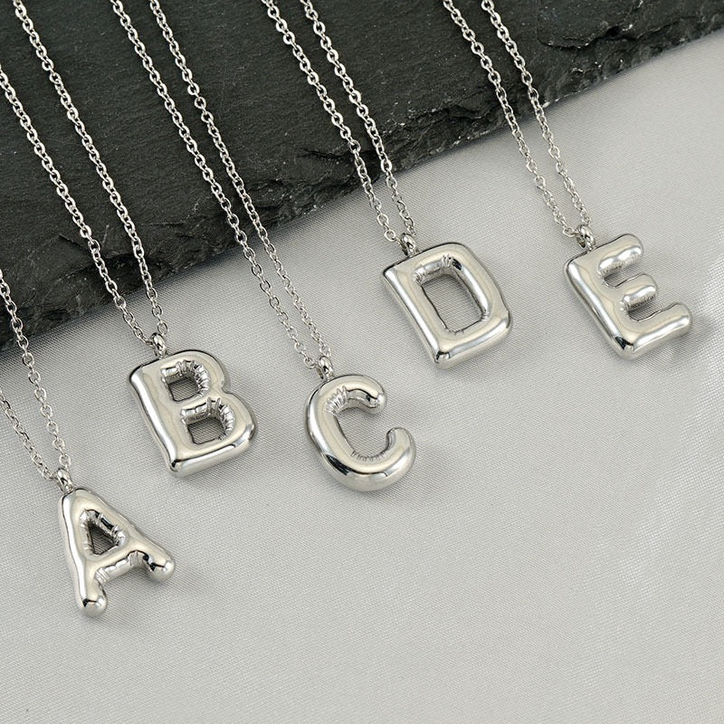 Alphabet name necklaces