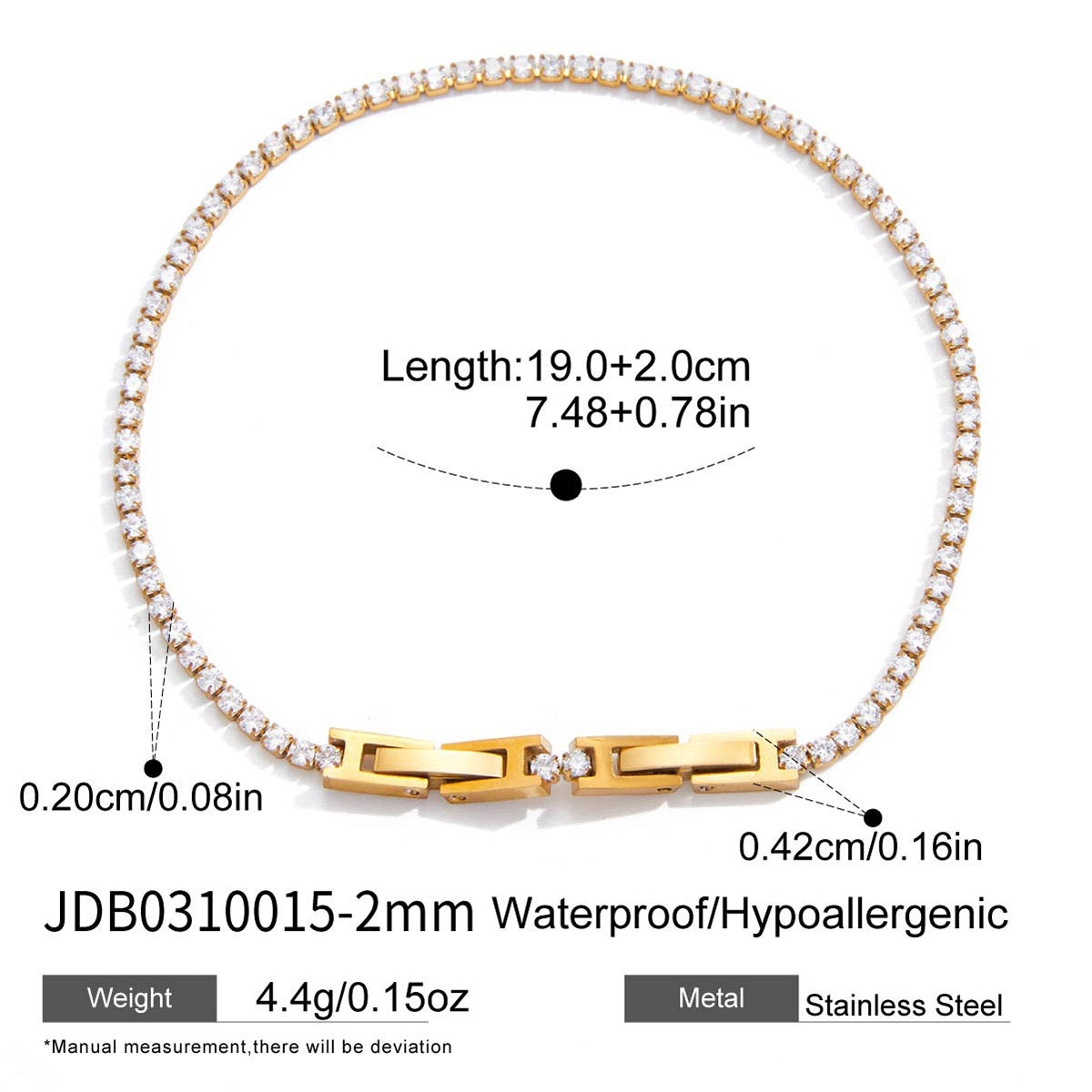 Tennis rock bracelets