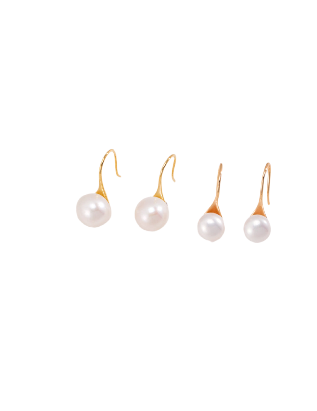 Spoon Freshwater Pearl Earrings