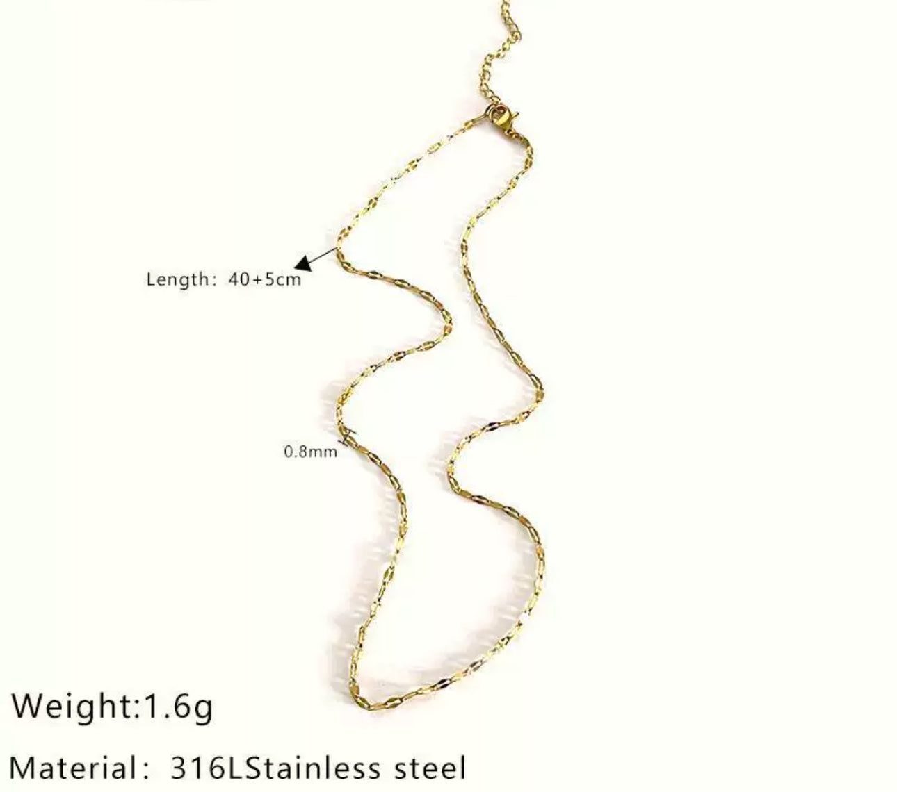 Classic dainty chain necklaces