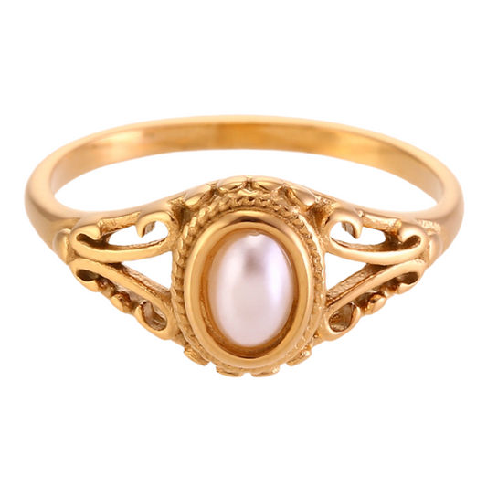 Piper Crown pearl ring
