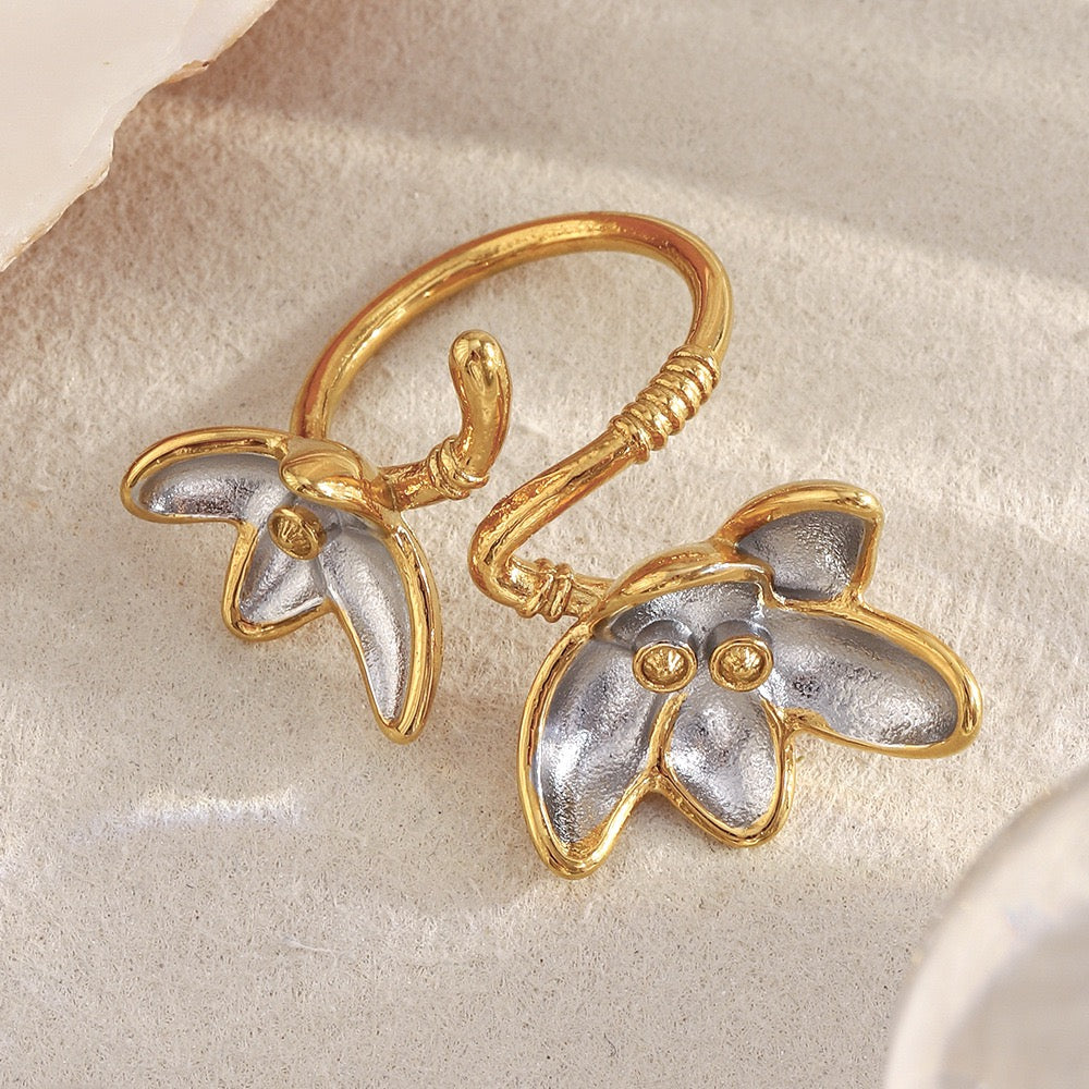 Lotus flower ring
