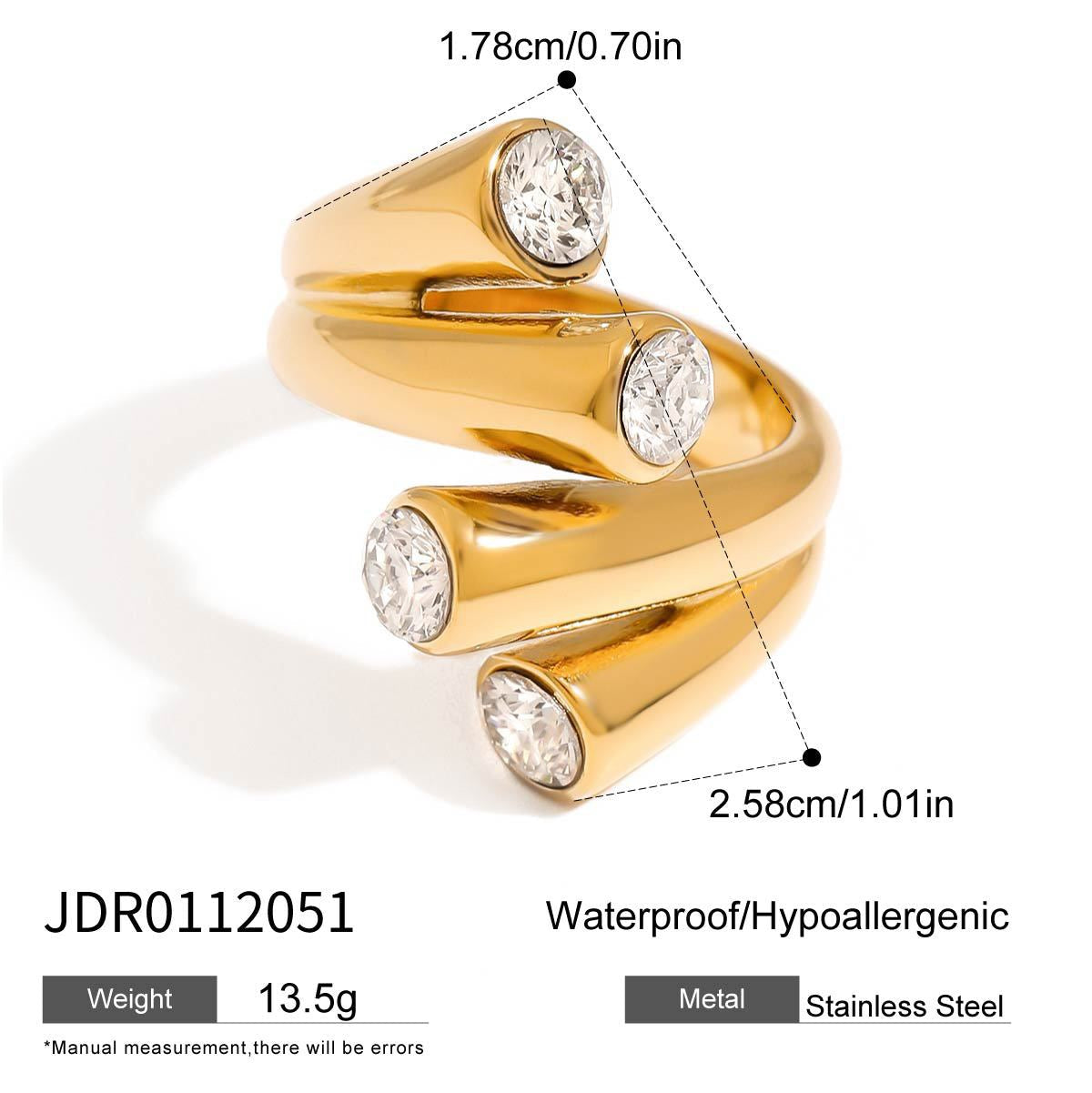 Dorren Double star rings