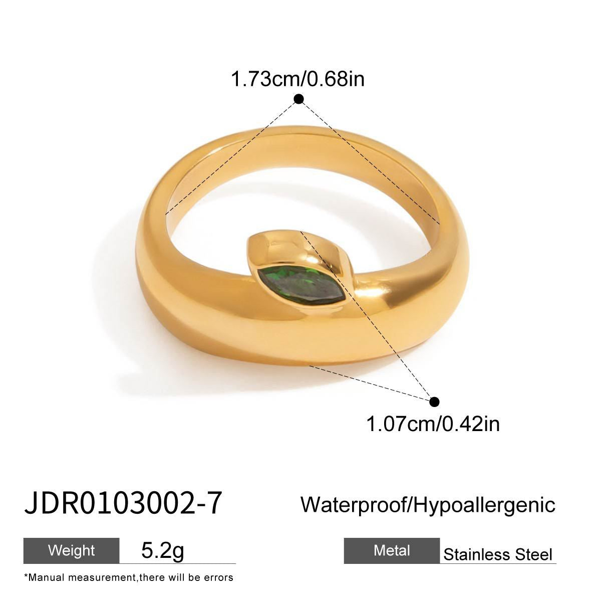Valentina Emerald Rings