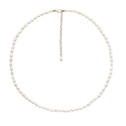 Othenia freshwater pearls necklace 4mm