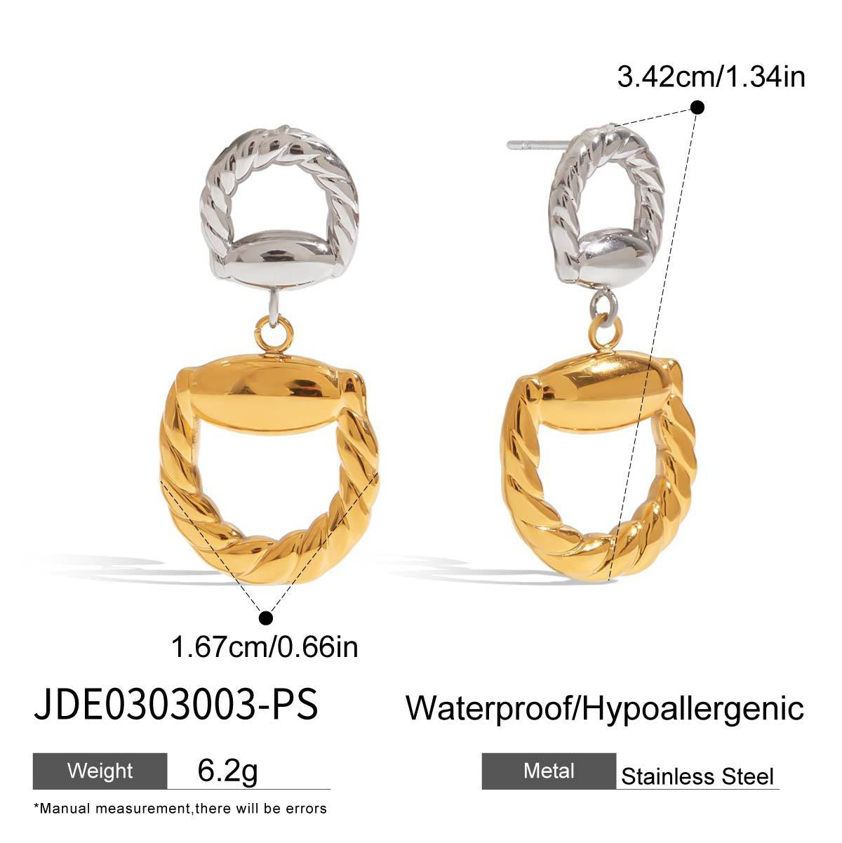 Louisa hoops abstract earrings