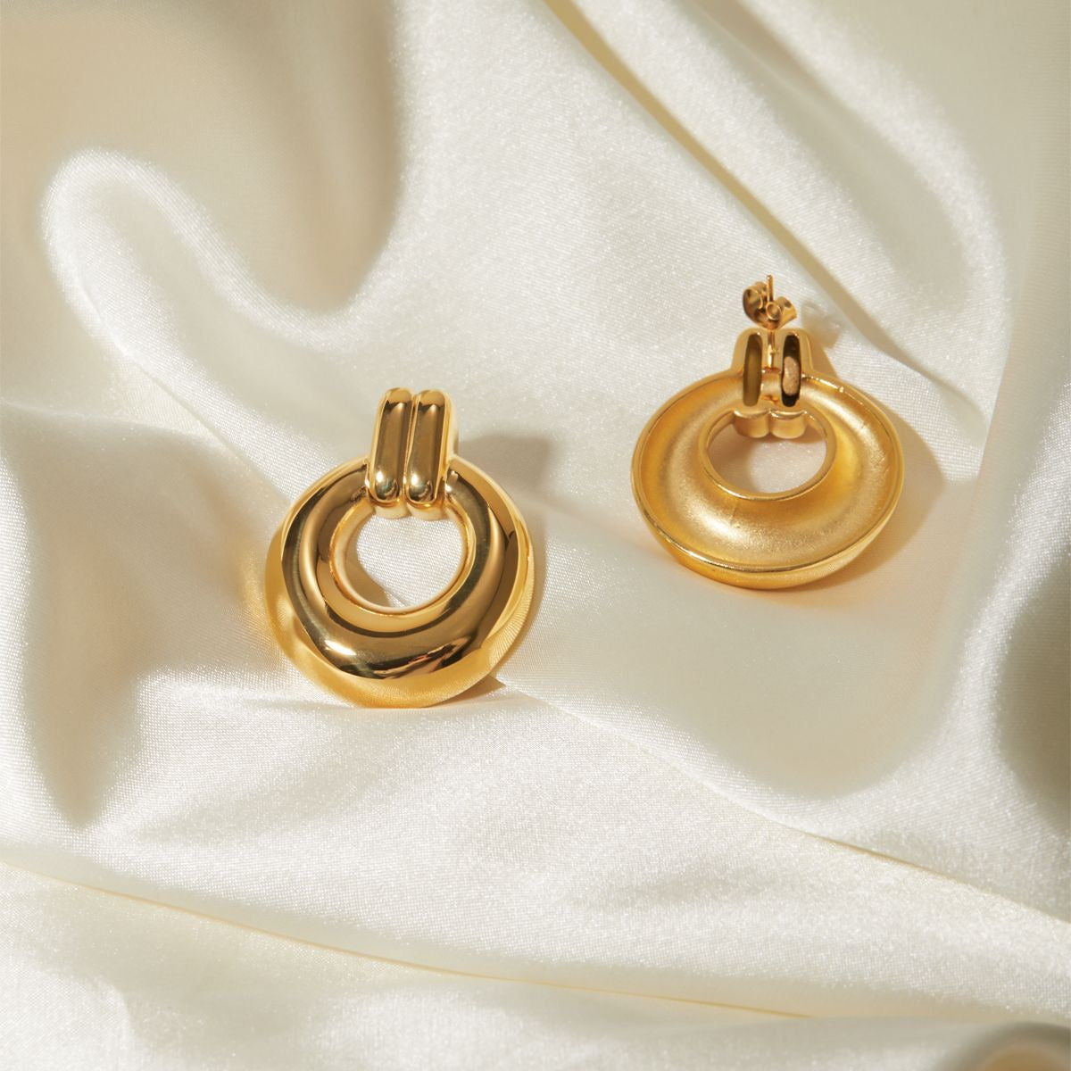 Louisa hoops abstract earrings