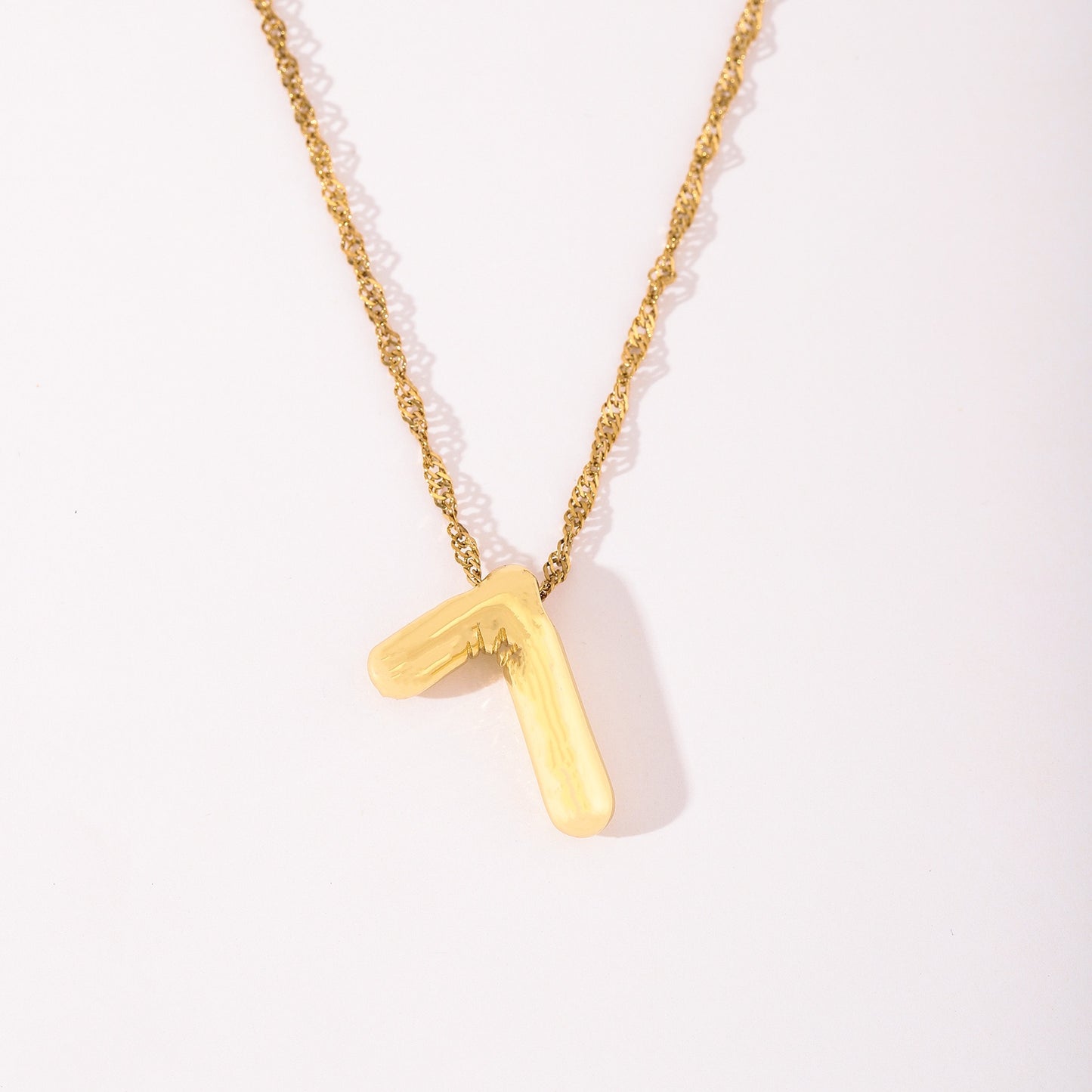 Bubble number necklace